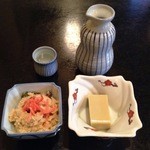 入屋渡 - 卯の花と蟹味噌豆腐
