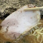 武蔵家 - チャーシューはほぼ脂でした