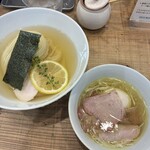 3931WORKS. - 味玉昆布水つけ麺【塩】大盛り