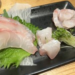 松本藩酒場 酒楽 - 真鯛の刺身