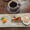 小倉カフェ - みかん大福、ミニバスクチーズケーキ、黒豆きな粉アイス