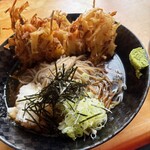 根橋屋 - かき揚げぶっかけ蕎麦