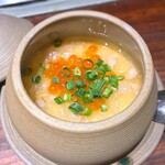 神楽坂 てっぱんや - ｺｰｽ いくらと蟹あんかけの玉地蒸し　2026.4.17