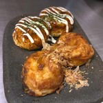 神楽坂 てっぱんや - ｺｰｽ 特製たこ焼き(ソース･醤油)　2026.4.17