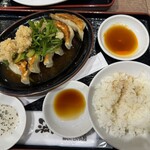 餃子の満天家 - 生姜餃子583円とライス小110円