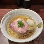 らぁ麺 花筏 - らぁ麺塩＋味玉