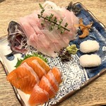 小川の魚 - 