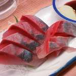 晩杯屋 - ハマチ刺し１５０円