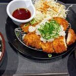 松のや - 料理写真:鬼おろしポン酢ささみかつ定食