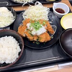 松のや - 料理写真:鬼おろしポン酢ささみかつ定食