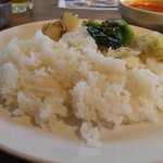 スパイスカフェ - ペアカレーランチのライス
