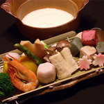 楽家 - 京都祇園　名物『湯葉フォンデュ』