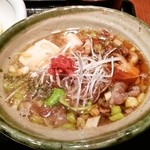 うどん棒 - オリーブ牛たっぷりのつけ汁