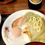 まるけん食堂 - ハムエッグ