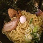 源家ラーメン - つけ麺大盛りの熱盛り‼️