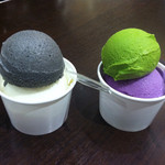 Kuzefukushouten - 黒ゴマ＆ミルクと抹茶＆紫芋