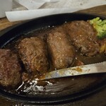 ステーキみたいなハンバーグ - 