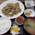 ポスト - 料理写真:特製ホルモン定食（ご飯半分）1,180円