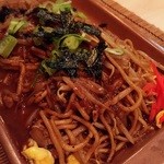 鉄板屋 たーちゃん - 新メニュー カレー焼きそば\650

