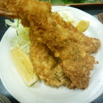 和楽 - ランチ：大えびフライ3本
