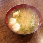 鮨 司 - ランチお味噌汁