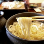 うどん本陣 山田家 - 釜ぶっかけの麺 '15 2月上旬