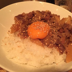 Cafe SORRISO - 牛丼（５５０円）。