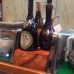 寿司栄 - カウンター前