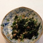 寿司栄 - かわはぎ刺身タレ