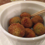 ルナ エ ソーレ - 肉詰めオリーブのフリット