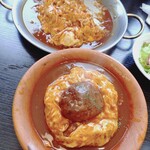 ココイロカフェ 泉佐野店 - 手前が一人前,奥側三人前☆