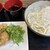 なかむら - 料理写真:冷やしうどん特大550円　イカゲソ150円