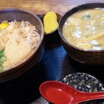 二葉そば - カレー丼とお蕎麦のセット￥６５０