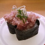 スシロー - 料理写真:大盛りネギマグロ軍艦@¥120円