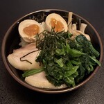 らあめん寸八 - 寸丼(\650) ほうれん草(+¥150)