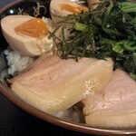 らあめん寸八 - 寸丼(\650) ほうれん草(+¥150)