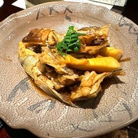二条有恒 - 鯛酒蒸し