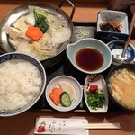 San Raku - 真鱈ちり鍋定食（900円！）