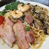 SPAGHETTI SHU - 料理写真:【特製おしょう油味】ミックスのスパゲッティ1,650円（大盛150円）