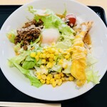穂波大喰堂 - 海老天サラダうどん