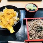 穂波大喰堂 - 料理写真:ざる天丼
