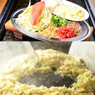 人気No.1は、やっぱり明太子もちチーズのもんじゃ★