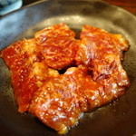 くわはた - ハラミも旨辛ダレで！