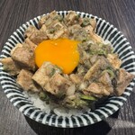 中華そば 十目一八食堂 - 料理写真:にぼにく卵黄ごはん