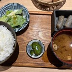 北浜 地酒や わだち - 定食