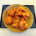 かつや - チーズコロッケとから揚げ