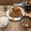 とんかつ とんき - ロースカツ定食に串カツ1本追加。ずっとコレ