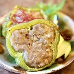 おばんざい あんこ - 肉づめピーマン