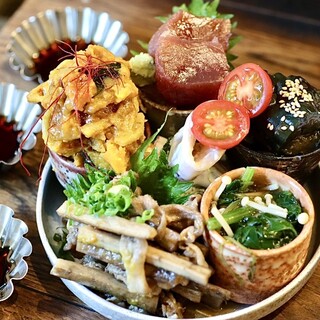 おばんざい あんこ - 料理写真:おばんざい盛り５種