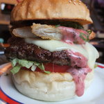 OATMAN DINER - ゲリラバーガー第５弾：梅しそササミチーズバーガー(Ｌパティ)